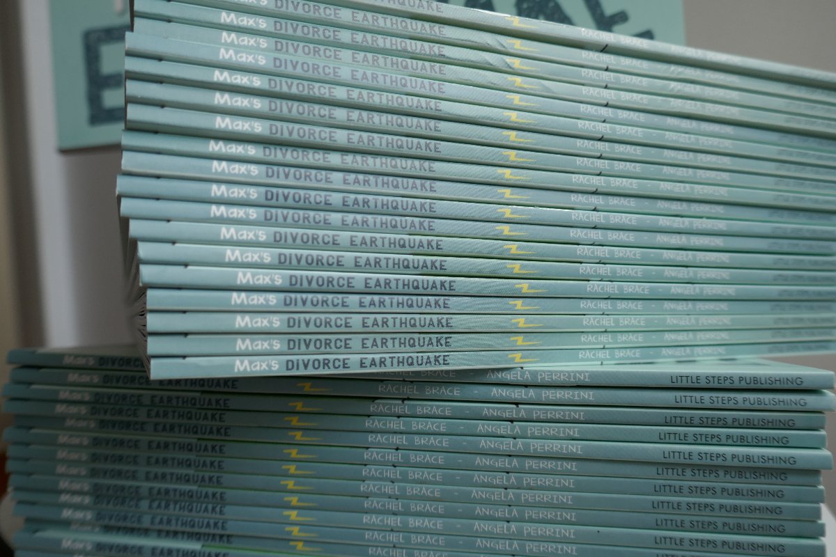 stack of books - Max's Divorce Earthquake