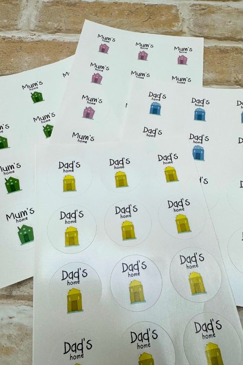 Mum's/Dad's Home Stickers - Kinship Books