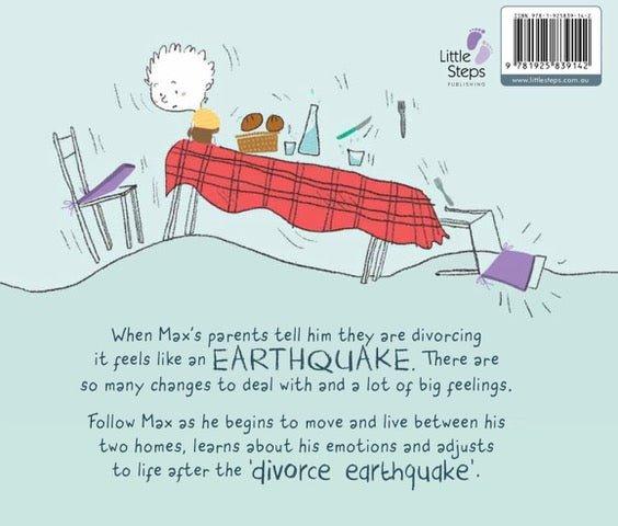 back cover of Max's Divorce Earthquake